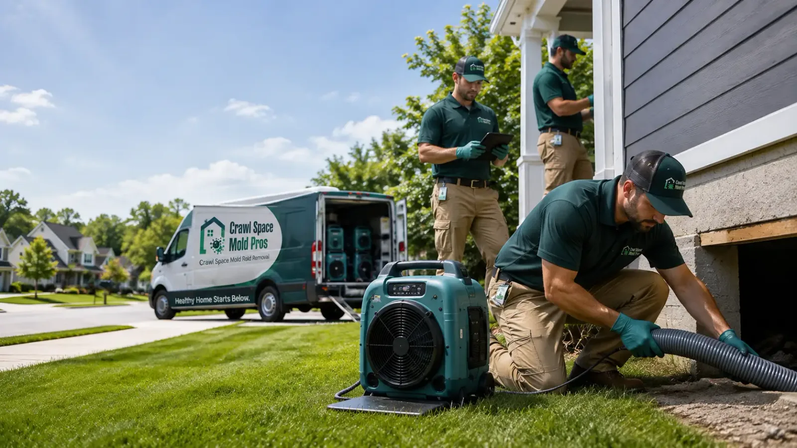 Crawl Space Mold Removal in Dublin, PA